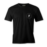 Flower Shining Siyah Erkek Tshirt