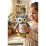 Flower Toys Baykuş Peluş Oyuncak 20 cm - Yumuşak Uyku Arkadaşı Hediyelik