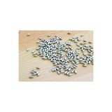 FlowerAksesuar 100 Adet - 2x5 mm Boru Boncuk, Metal Boru Boncuk, Metal Arpa Boncuk, Kolye ve Bileklik Ara Boncuk