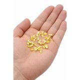 FlowerAksesuar 150 Adet - 5x10 Mm Takı Kapama, Kolye Kapama, Kapama Klips, Kapatma Klips Takı Kapama Kare Kapama