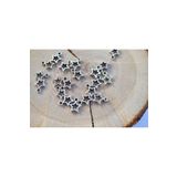 FlowerAksesuar 20 Adet - 10 Mm Yıldız Sallantı Uç, Kolye Ucu Yıldız, Charm Yıldız, Döküm Yıldız Uç