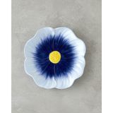 Flowerella Dolomite Pasta Tabağı 21 cm Mavi