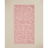Floweret Pamuklu Bukle Kilim 80X150 cm Pudra - 80 x 150 cm