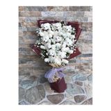 Flowers Beyaz Ayıcık Buketi