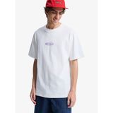 FLOWERS SURFING Beyaz Bisiklet Baskılı Erkek T-Shirt