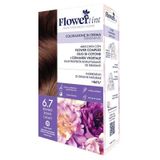 Flowertint 6.7 Koyu Kakao Sarışın Colorazione In Crema Saç Boyama Kiti