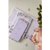 Flowery Paper 3'lü Notepad Set - Memopad,Check List ,Not Defteri ,Bloknot ,Not kağıdı, Haftalık planlayıcı