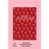 Flowery Paper Kırmızı kurdele Liste Defteri, Zımbalı Defter, 40 sayfa, Notepad, Memopad, A5 ,Kitap ,okuma günlüğü