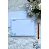 Flowery Paper Mavi Pötikare Tavşan A5 Notepad - Memopad, Bloknot, Defter, Not Kağıdı