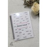 Flowery Paper Öğretmen Süresiz Planlayıcı,Ajanda A5 ,80 yaprak /160 sayfa , Defter Haftalık/Süresiz Planlayıcı