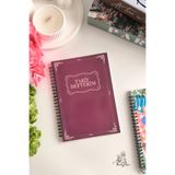 Flowery Paper Tarif defteri Klasik kapak ,Laminasyonlu Sert Kapak 50 yaprak/100 sayfa, Konsept defter, Notepad