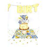 Flu Party La Dolce Vita - Limon / Akdeniz Temalı XL Pasta Süsü Seti