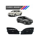 Fluence - Megane 3 Havalandırma Izgarası Köşe Yan Krom Uçlu Sol Sağ Takım 687616094r