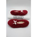 fluffy Kadın Patik Terlik Katlanabilir Çantada Taşınabilir Ev Babeti Kaymaz Ses Yapmaz Taban