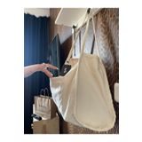 fluffy Mute Bag Milky 00s Shopper Bag Fermuarlı Astarlı Okul Omuz Çantası (32/36)