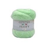 Fluffy Örgü İpi Nane Yeşili%100 Anti-Pilling Akrilik 100g 300m (SE1142)