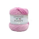 Fluffy Örgü İpi Pudra Pembesi%100 Anti-Pilling Akrilik 100g 300m (SE1055)