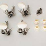 Fluid Mhu10 Ukulele Burgusu Set - 2 Sag + 2 Sol - 4 Adet + Vida Somun