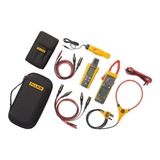 Fluke 393 FC CAT III 1500 V True-RMS Solar Pensampermetre, IRR1-SOL Işınım Ölçer ve Pomona MC4 Test Kabloları Kit