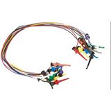 Fluke Pomona 5523 Minigrabber Bağlantı Kablosu Kiti (10 Paket, 24" Cat 5e, Test Klipsli Kablo, Geçici Bağlantı Kablosu)