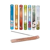 Flute 140 Adet Tütsü 7 X 20 Sticks Ve Kaliteli Ahşap Tütsü Kayığı