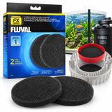 Fluval Aktif karbonlu köpük kartuş, Fluval dış filtre FX4, FX5 ve FX6 için, 2'li paket