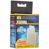 Fluval Clean & Clear filtre kartuşu, daha sağlıklı su için yüksek performanslı reçine, Fluval U1, U2, U3 ve U4 iç filtre için, 2'li paket