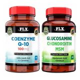 Flx Coenzyme Q-10 100 mg 60 Tablet + Glucosamine Chondroitin MSM 60 Tablet