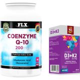 Flx Coenzyme Q-10 200 mg 90 Tablet + Ncs Vitamin D3 K2 20 ml Damla