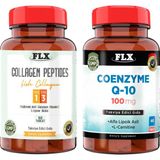Flx Coenzyme Q10 60 Tablet & Flx Kollajen Tip 1-3 60 Tablet