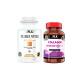 Flx Collagen Peptides Fish Collagen 60 Tablet + Collagen Hydrolyzed Tip 1-2-3 60 Tablet