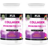 FLX Collagen Tip-1 Tip-2 Tip-3 Hyoluronic Asit Vitamin C 90 Tablet x 2 Kutu 180 Tablet