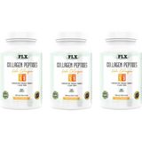 FLX Collagen Vitamin C Biotin Hyaluronik Asit Tip 1-3 Balık Kollajen 180 Tablet x 3 Kutu