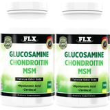 FLX Glukosamine Kondroitin Msm Hyaluronic Asit Zerdeçal 2 KUTU180 Tablet