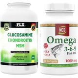 Flx Glukozamin Kondroitin Msm 300 Tablet Omega 3 6 9 200 Kapsül