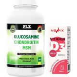 Flx Glukozamine Kondroitin Msm Hyaluronic Acidl 300 Tablet + Nevfix 400 Iu Sprey 20 Ml