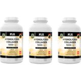 FLX Hidrolize Collagen Kollajen Coenzyme Magnezyum Biotin Selenium 300 Tablet x 3 Kutu