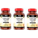 FLX Hidrolize Kollajen Collagen Coenzyme Biotin Selenium Magnezyum 60 Tablet x 3 Kutu