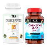 Flx Kollajen Tip 1-3 180 Tablet & Flx Coenzyme Q-10 200 Mg 60 Tab