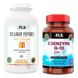 Flx Kollajen Tip 1-3 300 Tablet & Flx Coenzyme Q-10 200 Mg 60 Tablet