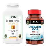 Flx Kollajen Tip 1-3 300 Tablet & Flx Coenzyme Q10 60 Tablet