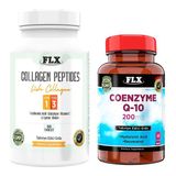 Flx Kollajen Tip 1-3 90 Tablet & Flx Coenzyme Q-10 200 Mg 60 Tablet