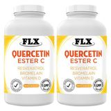 Flx Kuersetin Ester C Resveratrol Bromelain 2 Kutu 180 Tablet
