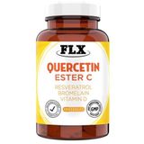 FLX Kuersetin Ester C Resveratrol Bromelain Vitamin D Magnezyum Aserola 120 Tablet
