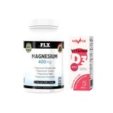 Flx Magnesium 400 mg 180 Tablet + Nevfix Vitamin D3 400 IU 20 ml Sprey
