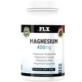 FLX Magnezyum Elementleri Magnesium Bisglisinat Malat Taurat Glukonat 90 Tablet