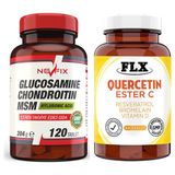 FLX Nevfix Glucosamine 120 Tablet & Flx Kuersetin Ester C 60 Tablet