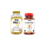 Flx Omega 3-6-9 90 Kapsül Balık Yağı + Collagen Peptides Fish Collagen Type 1-3 60 Tablet