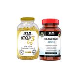 Flx Omega 3-6-9 90 Kapsül Balık Yağı + Magnesium 400 mg 60 Tablet