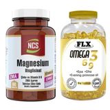 Flx Omega 3-6-9 90 Kapsül Balık Yağı + Ncs Magnesium Bisglisinat 60 Tablet